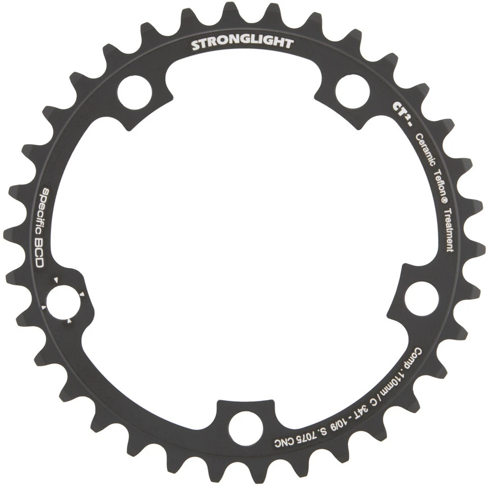 Stronglight CT2 Road Kettenblatt Campagnolo 9-/10-fach, 5-Arm, 110 Mm Lochkreis 5 Stronglight CT2 Road Kettenblatt Campagnolo 9-/10-fach, 5-Arm, 110 Mm Lochkreis – Bild 3